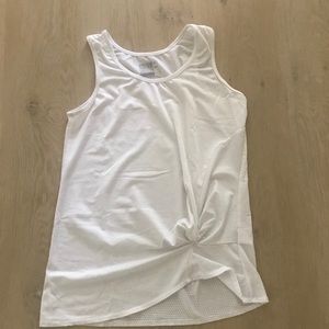 Lucky in Love sleeveless tennis shirt